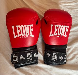 GUANTES BOXEO LEONE ROJOS 10oz