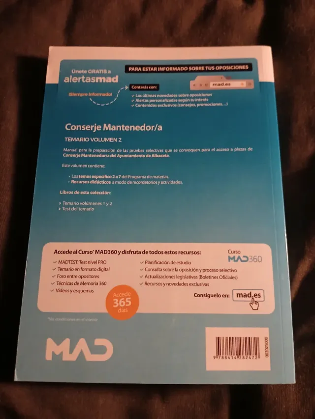 Conserje mantenedor temario volumen 2