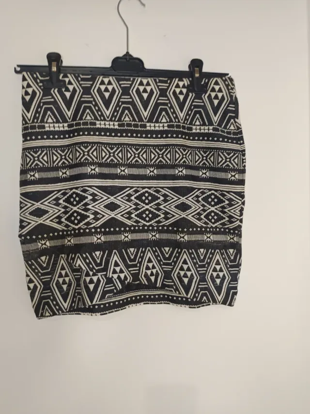 Minigonna H&M asimmetrica fantasia