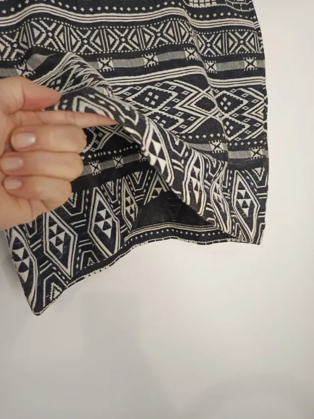 Minigonna H&M asimmetrica fantasia