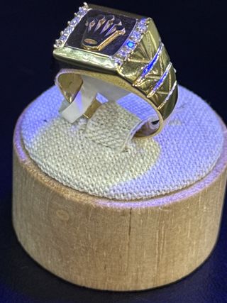 Anillo Sello Oro 18k Rolex