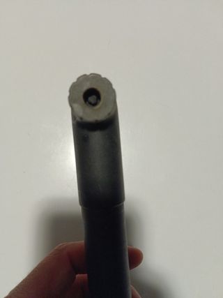 Inflador de bicicleta negro