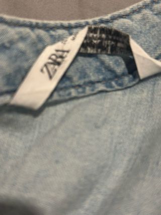 Camisa tejana Zara manga larga