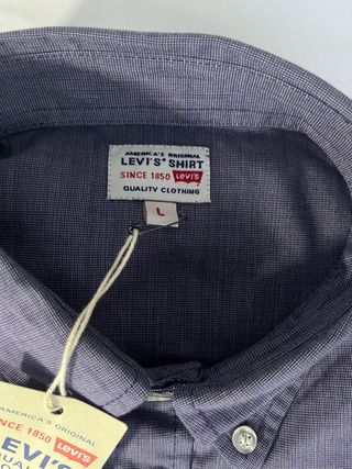 Levi’s Vintage Classic Cotton Shirt – Blue – Size 