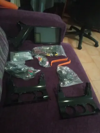 Pantalla para camión con cámara 
