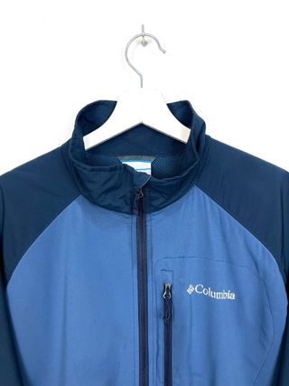 Chaqueta Cortavientos Columbia Retro Oversize Azul
