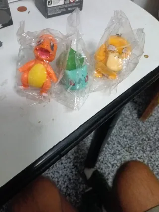 Pack Figuras Pokémon Charmander Bulbasaur Psyduck