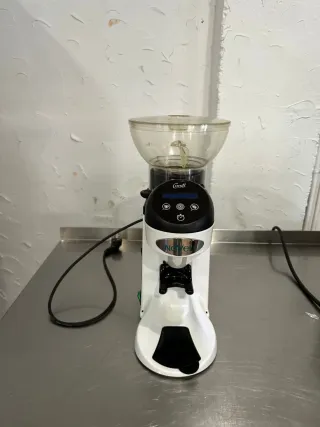 Molinillo de café blanco Eureka Mignon