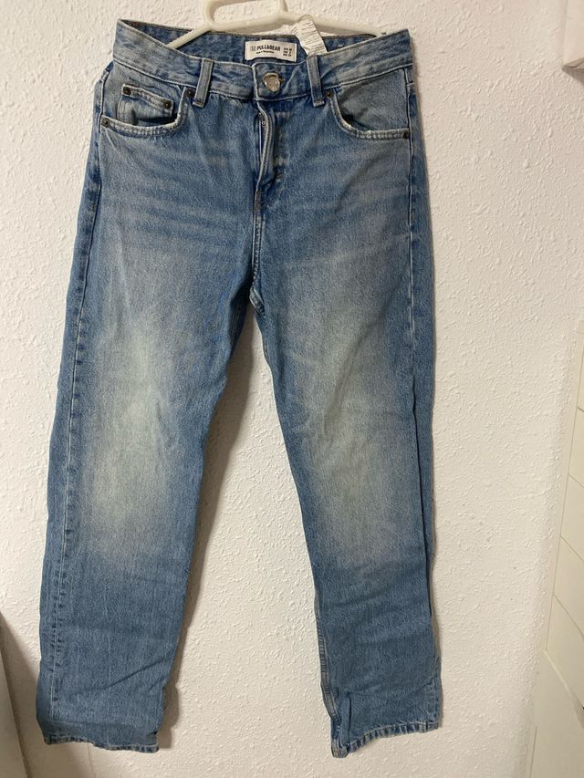 Pantalón vaquero Pull&Bear azul