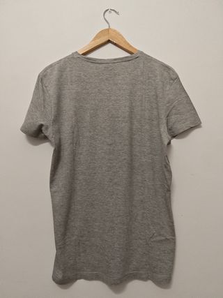 Camiseta Springfield gris estampada