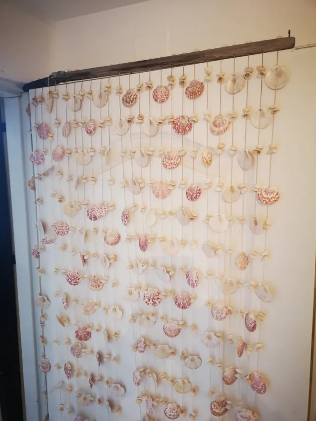 2 Lâmpadas de Madeira e Concha