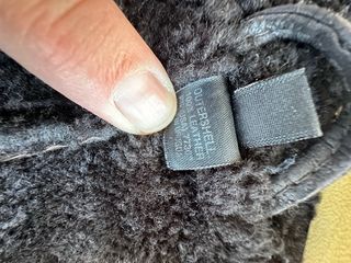 Abrigo de piel negro