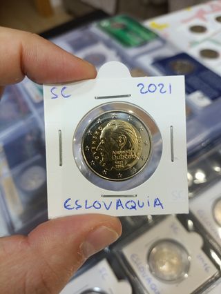 Moneda 2 euros conmemorativa Eslovaquia 2021 S/C