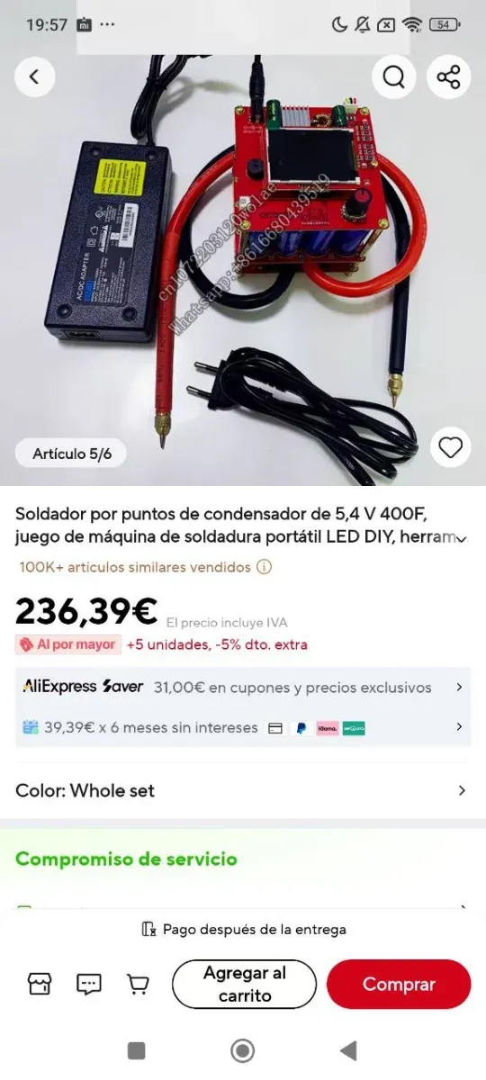 400F Soldador de Puntos.