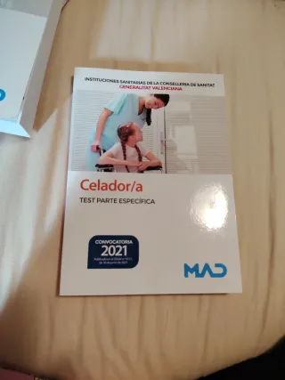 Nuevo oposición sanidad celador