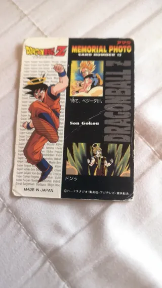 Carta Dragon Ball Z Super Saiyan Son Gokou