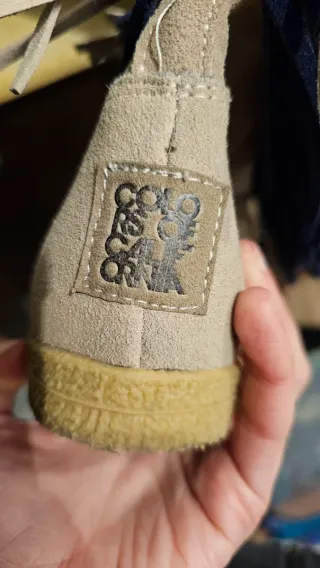 Botines Colors of California Beige/Azul de piel