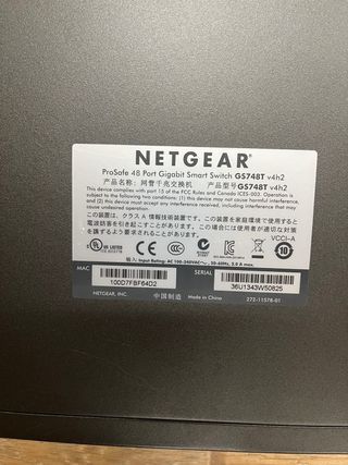 Switch NETGEAR 48 Puertos