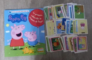 Álbum Peppa Pig + 89 cromos Panini