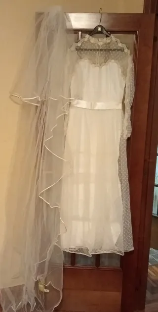 Vestido de Novia Pronovias Blanco Talla Única