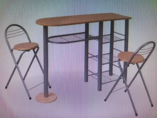 Mesa de cocina con 2 taburetes