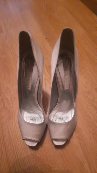 Zapatos de Novia Pura López Beige