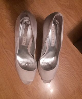 Zapatos de Novia Pura López Beige