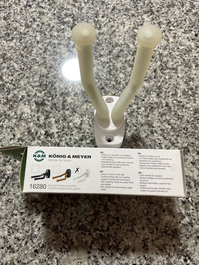 K&M Soporte Pared Guitarra 16280 * NUEVO *