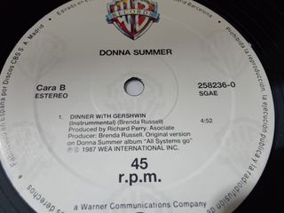 Vinilo Donna Summer Dinner with Gershwin