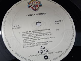 Vinilo Donna Summer Dinner with Gershwin