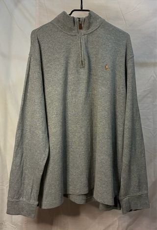 Polo Ralph Lauren Sudadera 1/4 Zip Gris