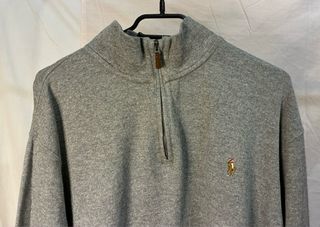 Polo Ralph Lauren Sudadera 1/4 Zip Gris