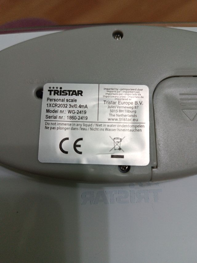 Báscula digital Tristar