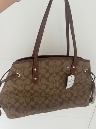 Bolso Coach Beige y Marrón