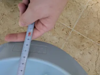 Bañera bebé azul con soporte