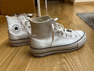 Converse Piel Blancas Mujer