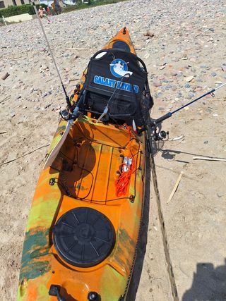 Kayak naranja y verde marlin 
