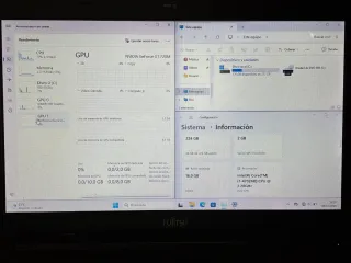 Fujitsu Lifebook i7 Portátil Negro