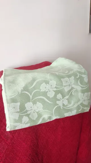 Tovaglie cotone effetto raso floreale