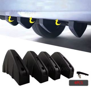 Difusores Parachoques Trasero ABS  4 Uds x2=8 uds