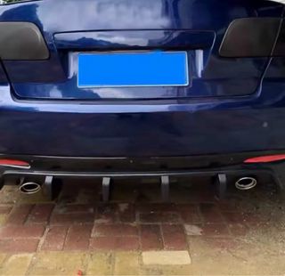 Difusores Parachoques Trasero ABS  4 Uds x2=8 uds