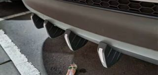 Difusores Parachoques Trasero ABS  4 Uds x2=8 uds