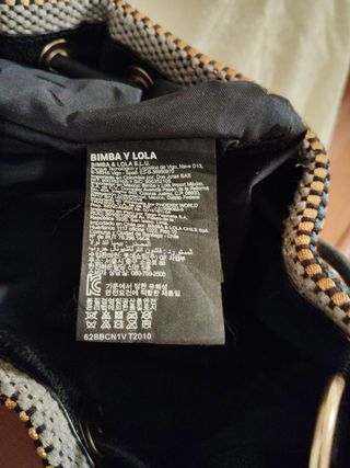 Bolso bandolera BIMBA Y LOLA acabados PIEL