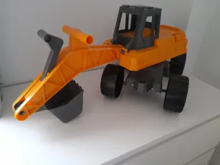 Excavadora correpasillos 50cm grúa pala
