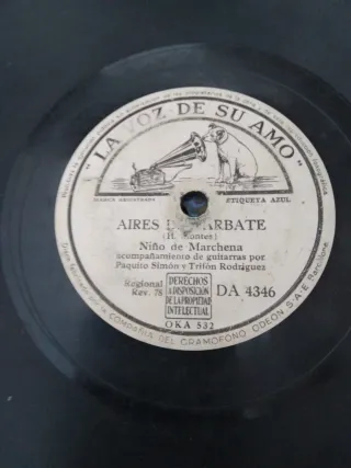 Lote 13 Discos Pizarra Flamenco