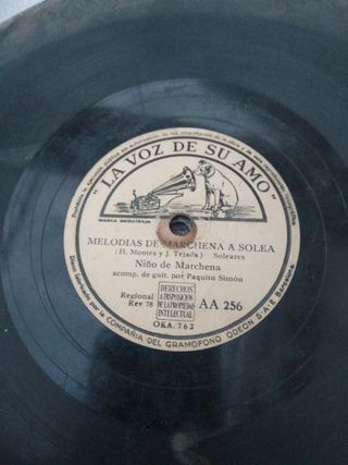 Lote 13 Discos Pizarra Flamenco