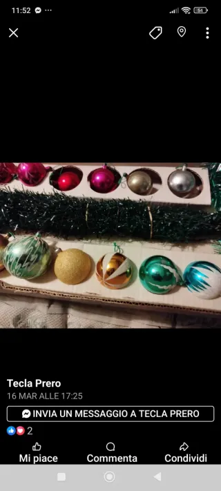 Palline di Natale Vintage da Collezione