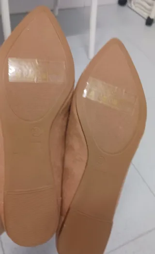 Manoletinas camel mujer talla 35