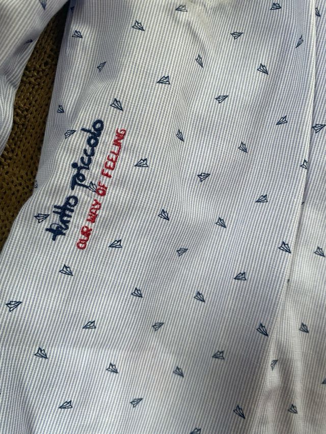 Camisa infantil estampada de tutto-piccolo