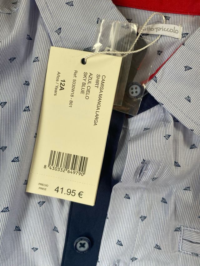 Camisa infantil estampada de tutto-piccolo